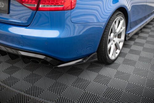 Maxton rear side splitters V.2 for Audi S4 / A4 S-Line Sedan B8