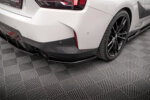 Maxton rear side splitters V.2 for BMW 2 Coupe M-Pack G42