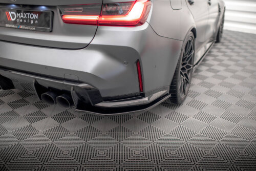 Maxton rear side splitters V.2 for BMW M3 Sedan / Touring G80 / G81