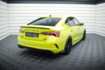 Maxton rear side splitters V.2 + loputice for Skoda Octavia RS Combi / Liftback Mk4 / Mk4 Facelift