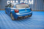 Maxton Rear Side Splitters V.2 (For rear valance v.1) BMW M135i F20