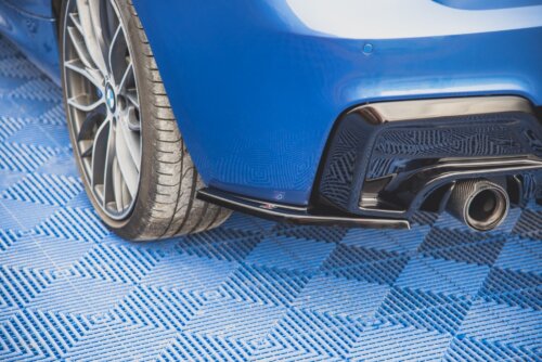 Maxton Rear Side Splitters V.2 (For rear valance v.1) BMW M135i F20