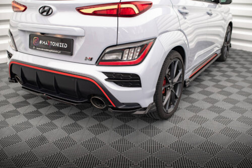 Maxton rear side splitters V.2 for Hyundai Kona N Mk1