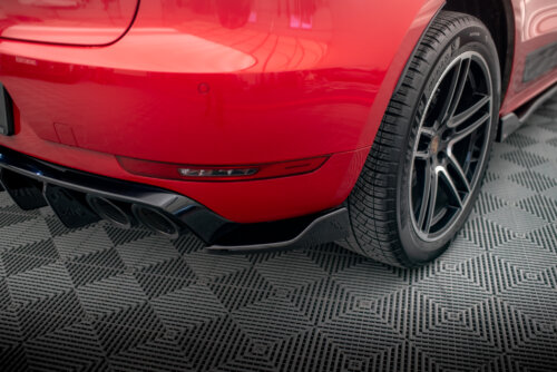 Maxton rear side splitters V.2 for Porsche Macan GTS / Sport Design Mk1 Facelift