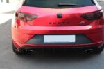 Maxton rear side splitters V.2 for Seat Leon Cupra Mk3 FL Hatchback