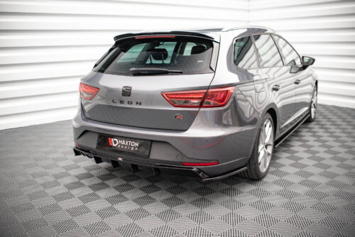 Maxton rear side splitters V.2 for Seat Leon FR Sportstourer Mk3