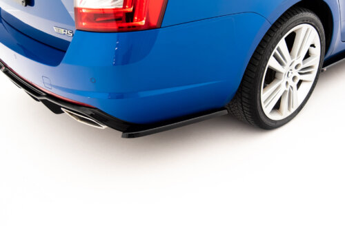 Maxton rear side splitters V.2 for Skoda Octavia RS Mk3/Mk3 FL Hatchback/Kombi