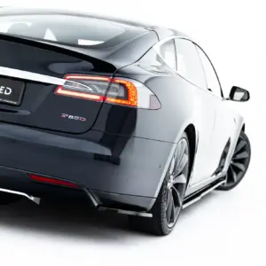 Maxton rear side splitters V.2 for Tesla Model S Mk1
