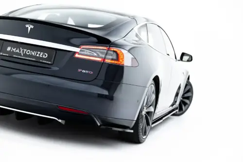 Maxton rear side splitters V.2 for Tesla Model S Mk1