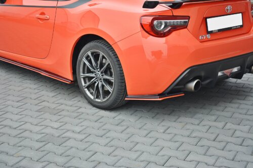 Maxton rear side splitters V.2 for Toyota GT86 Facelift