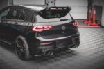 Maxton rear side splitters V.2 for Volkswagen Golf R Hatchback Mk8