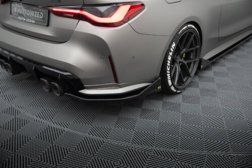 Maxton Rear Side Splitters V.3 CSL Look BMW M4 G82 / G82 Facelift