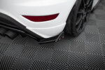 Maxton Rear Side Splitters V.3 + Flaps Ford Fiesta ST Mk7 Facelift