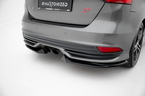 Maxton rear side splitters V.3 for Ford Focus ST Mk3 Facelift