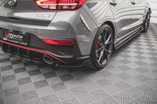 Maxton rear side splitters V.3 for Hyundai I30 N Hatchback Mk3 Facelift