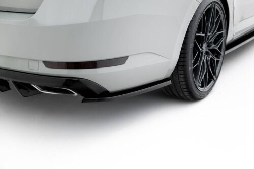 Maxton rear side splitters V.3 for Skoda Superb Liftback / Combi Mk3