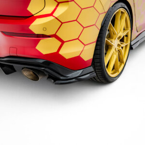 Maxton rear side splitters V.3 for Volkswagen Golf GTI Clubsport Mk8 Facelift