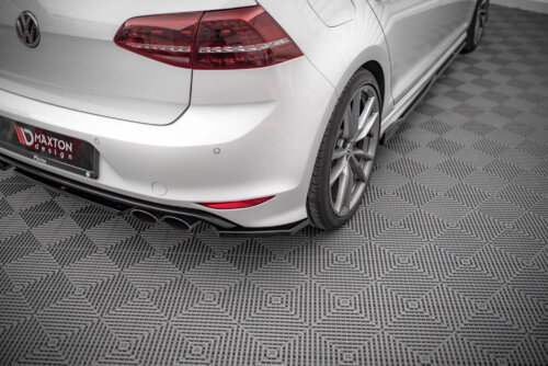 Maxton rear side splitters V.3 for Volkswagen Golf R Mk7