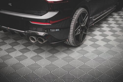 Maxton rear side splitters V.3 for Volkswagen Golf R Hatchback Mk8