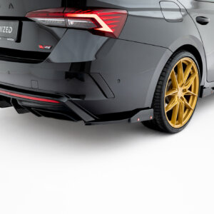 Maxton stražnji bočni difuzori V.4 + Flaps za Skoda Octavia RS Combi / Liftback Mk4 / Mk4 Facelift