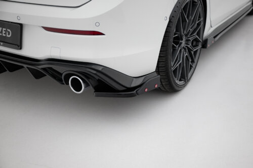 Maxton Rear Side Splitters V.4 + Flaps Volkswagen Golf GTI / GTE Mk8