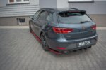 Maxton rear side splitters V.4 for Seat Leon Cupra Mk3 FL Sportstourer