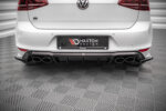 Maxton rear side splitters V.4 for Volkswagen Golf R Mk7