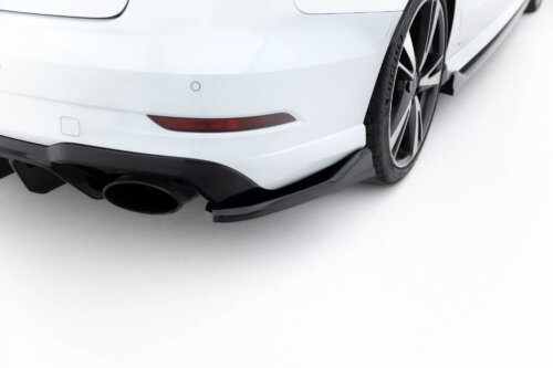 Maxton rear side splitters V.5 for Audi RS3 Sedan 8V Facelift