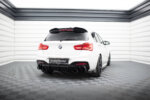Maxton Rear Side Splitters V.5 + Flaps (For rear valance V.3) BMW 1 M-Pack / M140i F20 Facelift