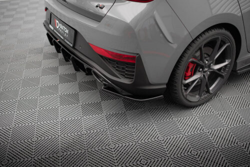Maxton rear side splitters V.5 for Hyundai I30 N Hatchback Mk3 Facelift