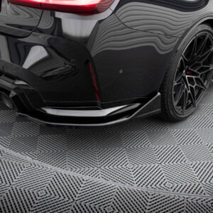 Maxton Rear Side Splitters V.6 CSL Look (For rear valance v.1) BMW M3 Sedan / Touring G80 / G81