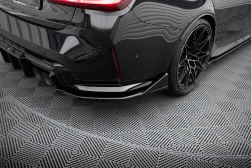 Maxton Rear Side Splitters V.6 CSL Look (For rear valance v.1) BMW M3 Sedan / Touring G80 / G81