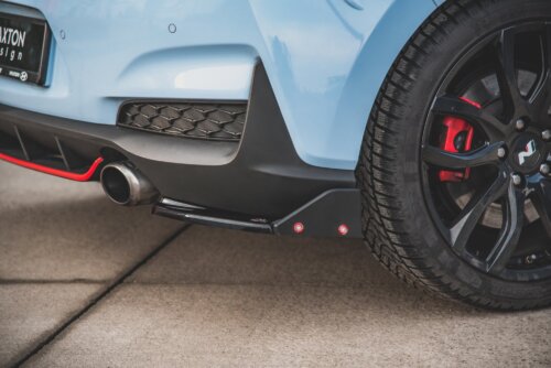 Maxton Rear Side Splitters V.6 + Flaps Hyundai I30 N Mk3 Hatchback