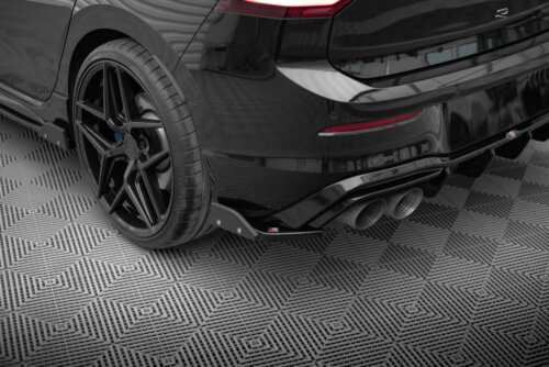 Maxton Rear Side Splitters V.6 + Flaps Volkswagen Golf R Hatchback Mk8
