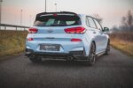 Maxton Rear Side Splitters V.7 + Flaps Hyundai I30 N Mk3 Hatchback