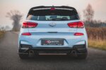Maxton Rear Side Splitters V.7 + Flaps Hyundai I30 N Mk3 Hatchback
