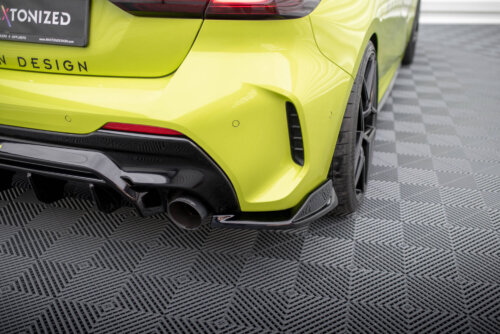 Maxton Rear Side Splitters V.8 (For rear valance v.1) BMW 1 M-Pack / M135i / 128ti F40