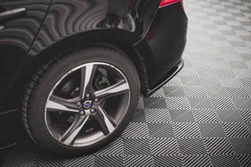 Maxton rear side splitters for Volvo S60 R-Design Mk2 Facelift