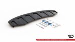 Maxton Rear Splitter AUDI A6 C7 S-LINE AVANT EXHAUST 2x1 (with vertical bars)
