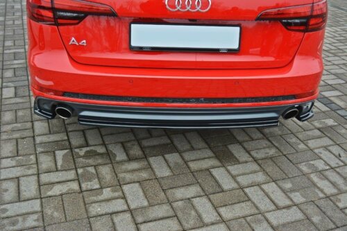 Maxton rear splitter for Audi A4 B9 S-Line