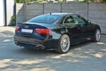 Maxton Rear Splitter Audi A5 Coupe / Sportback S-Line 8T (with a vertical bar)