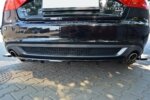 Maxton Rear Splitter Audi A5 Coupe / Sportback S-Line 8T (with a vertical bar)