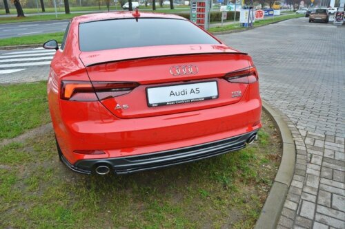 Maxton Rear Splitter Audi A5 F5 S-Line (without vertical bars)
