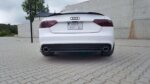 Maxton Rear Splitter Audi A5 S-Line 8T Facelift (without vertical bars)