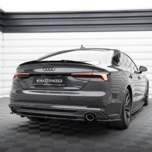Maxton stražnji splitter za Audi A5 S-Line F5 Coupe / Sportback (s vertikalnim šipkama)