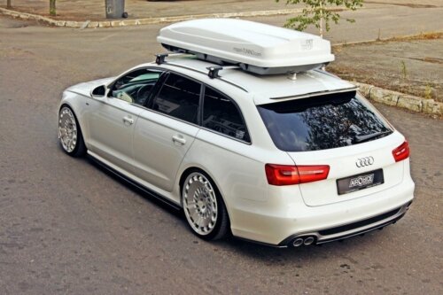 Maxton rear splitter for Audi A6 S-Line Avant C7