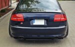 Maxton Rear Splitter Audi A8 W12 D3 (with vertical bars)