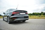 Maxton rear splitter for Audi S3 8V FL Hatchback / Sportback / Sedan
