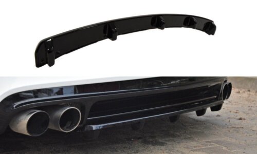 Maxton Rear Splitter Audi TT S 8J (with a vertical bar)