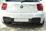 Maxton Rear Splitter BMW 1 F20/F21 M-Power (with vertical bars)